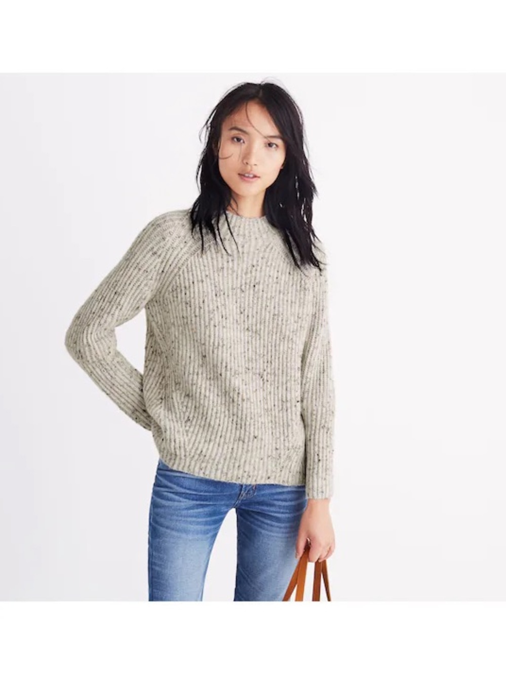 Madewell Donegal Northfield Mockneck Sweater
